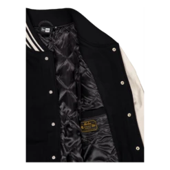 NEW ERA Ne Script Logo Varsity JacketBlkofw -SoleStory Butik 61222 40 005