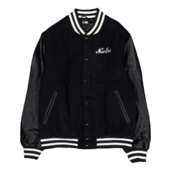 NEW ERA Ne Varsity Jacket Newera Blkwhi