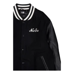 NEW ERA Ne Varsity Jacket Newera Blkwhi -SoleStory Butik 61239 81 003