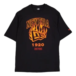 NEW ERA Ne Flag Flame Os Tee Newera Blkfdr